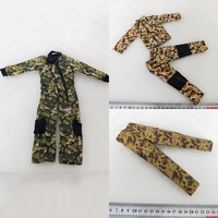 16 scale mens figure clothes camouflage uniform one pieces jumpsuit two piece suit pant set model