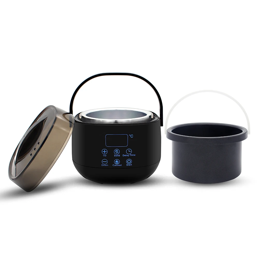 Цифровой нагреватель воска наборы Электрический расплава 200 г * 4 восковые бобы 50