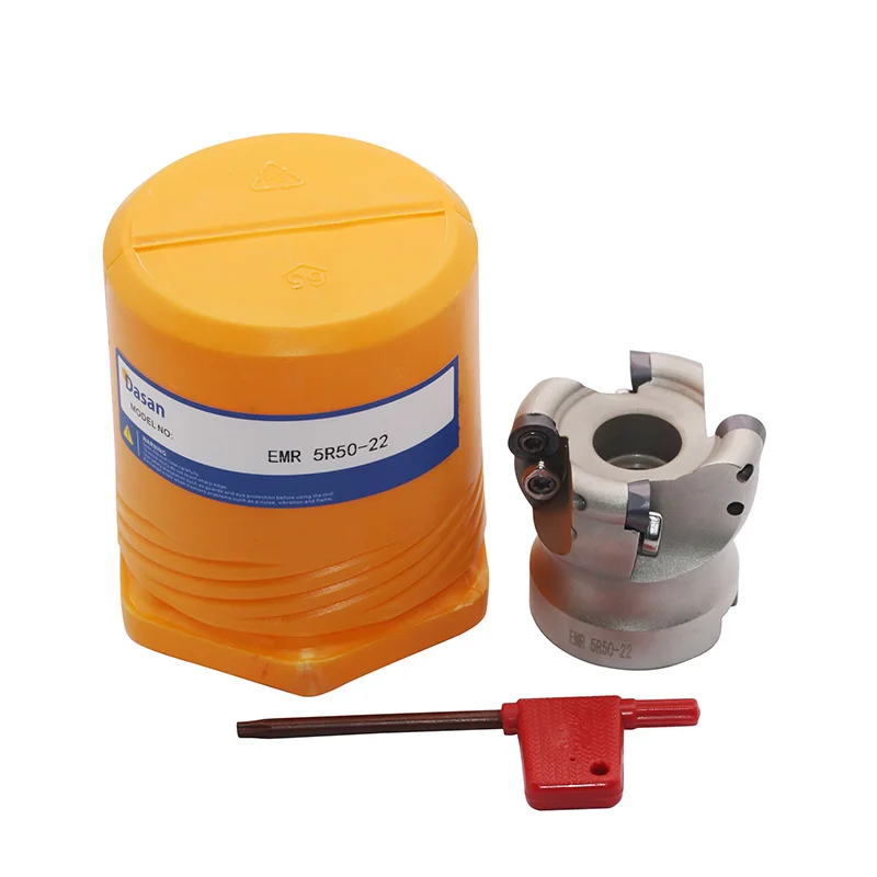 

1 шт. EMR 5R 50 22 4T EMR 5R 63 22 4T держатель для лицевой мельницы с 10 шт. круглой вставкой RPMW1003 набор инструментов для фрезерного станка