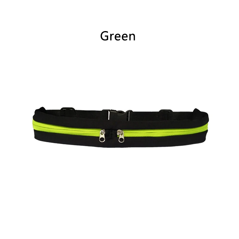 Green Новинка, нейлоновая поясная сумка для движения, водонепроницаемый ремень, личный кошелек для мужчин и женщин, для спорта, для бега, Повседневная многофункциональная дорожная сумка для телефона - Цвет: Green