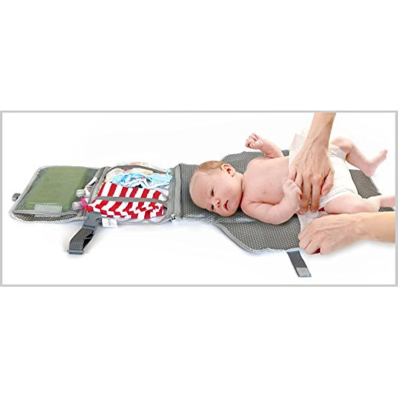 

Baby Changing Mat Waterproof Mummy Bag Baby Stroller Foldable Diaper Changing Pad Travel Table Changing Station