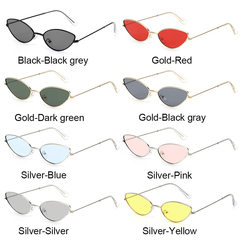 

Ladies Cat Eye Sunglasses Women Brand Designer Fashion Small Frame Sun Glasses for Female Trend Glasees UV400 Eyewear