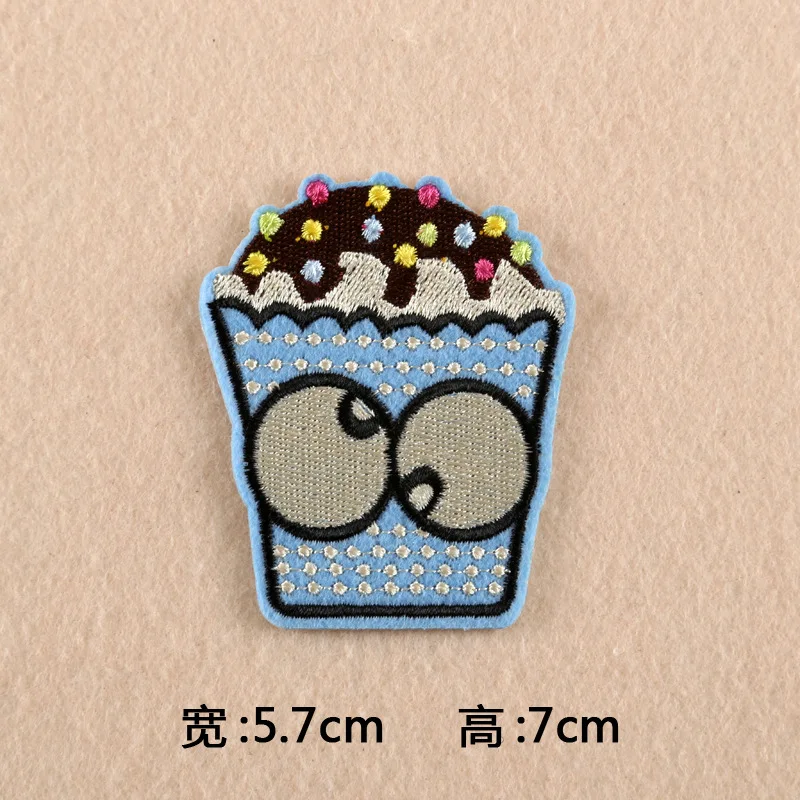 С рисункам героев из мультфильмов Вышивка Патчи для одежды в полоску патч