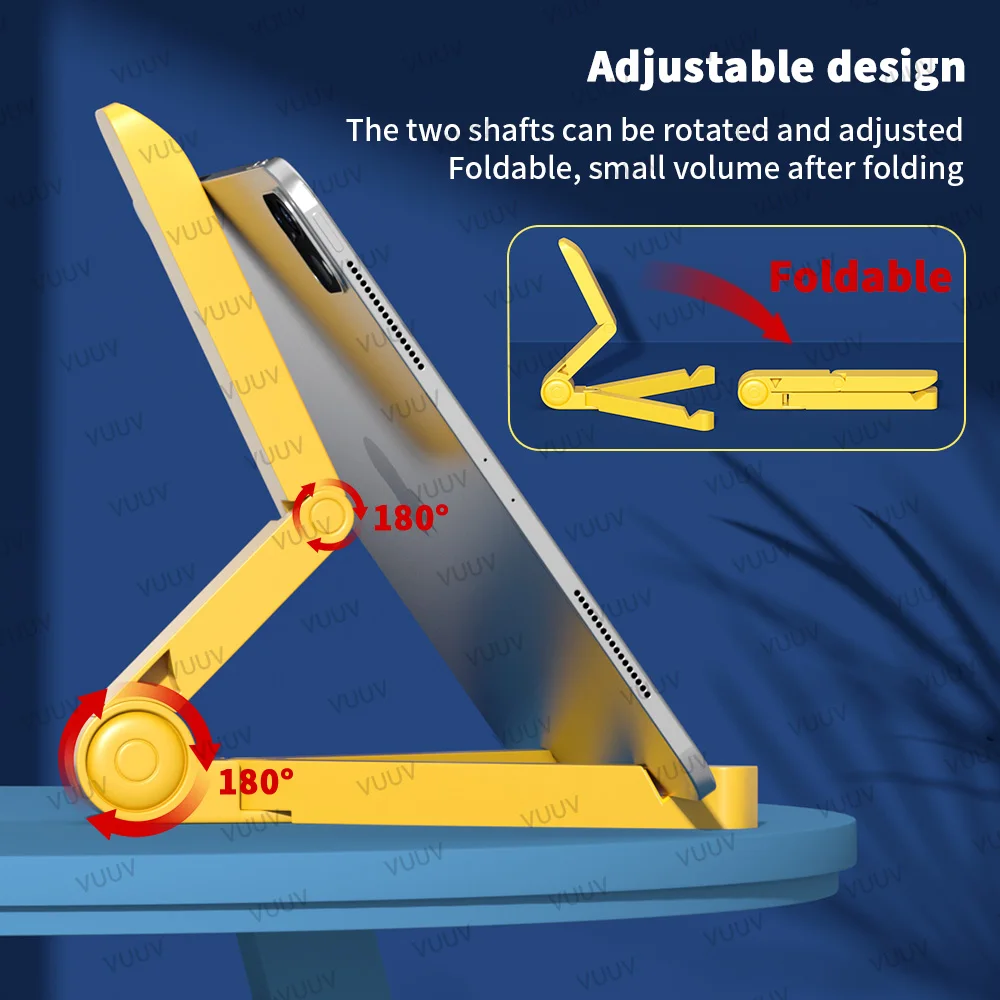 vuuv desktop folding tablet holder for 4 7 to 12 9 inch universal mobile phone tablet stand for xiaomi samsung huawei ipad stand free global shipping