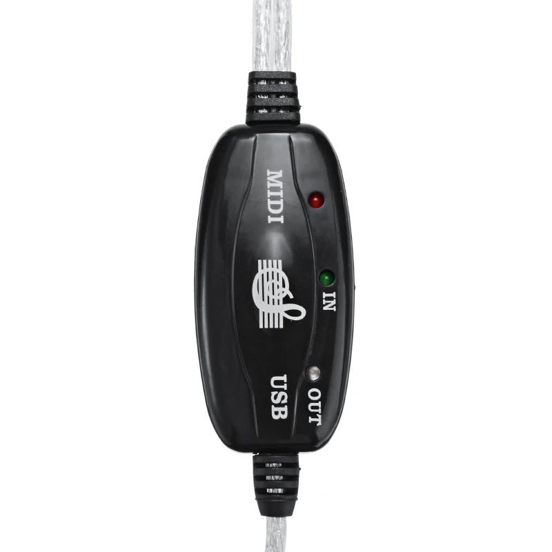 Новое поступление 1 шт. 8 м USB IN OUT конвертер интерфейсного кабеля MIDI