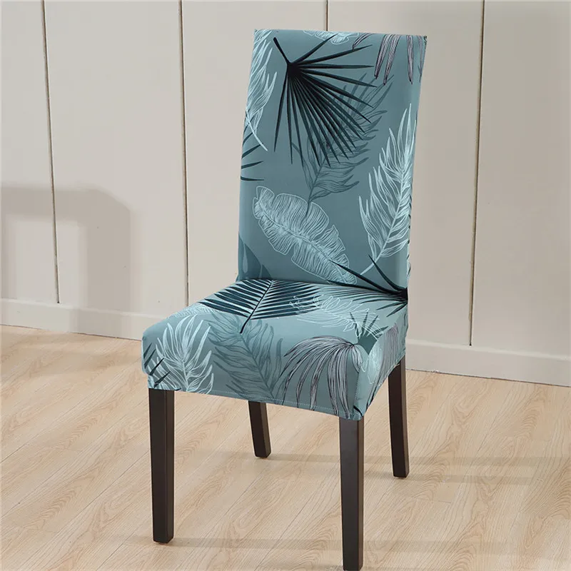

Spandex Elastic Printing Dining Chair Covers Office Chair Home Decoration Chair Cover Dining Slipcover Banquet Wedding