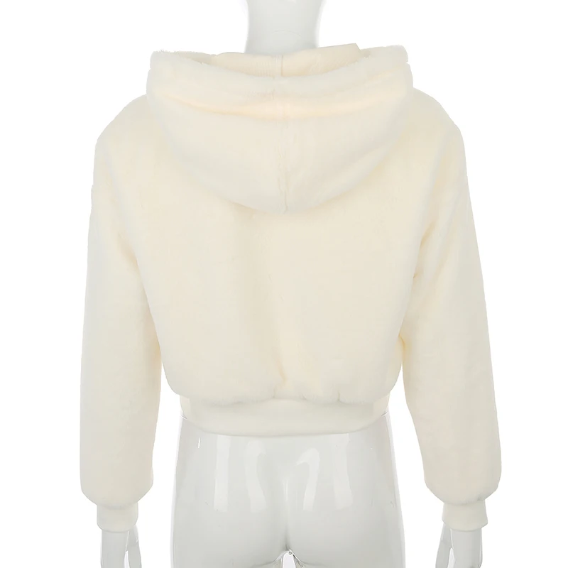 Новинка пикантные белые пушистые пальто из искусственного меха женские