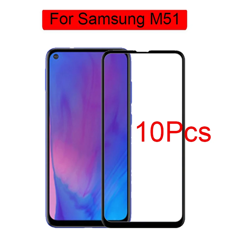 

Защитное стекло для Samsung Galaxy M51, 10 шт./лот, твердость 9H