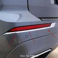 2pcs for volvo xc60 accessories 2018 2019 2020 chrome front and rear foglight fog lamp cover trim car sticker auto accessories