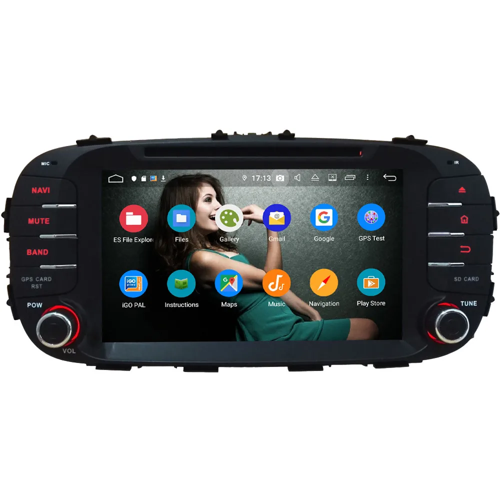 Klyde ips 4G wifi Android 9,0 Восьмиядерный 4 Гб ОЗУ 64 Гб ПЗУ DSP BT автомобильный DVD мультимедийный плеер Радио стерео для Kia Soul