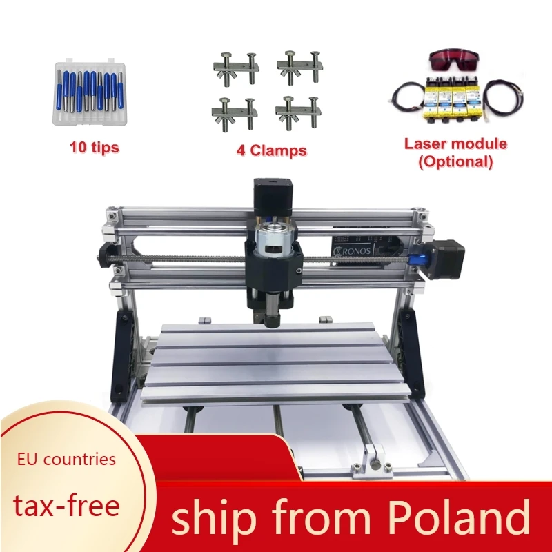 Гравировальный станок с ЧПУ фрезерный печатной платой для резьбы по дереву 3018 PRO