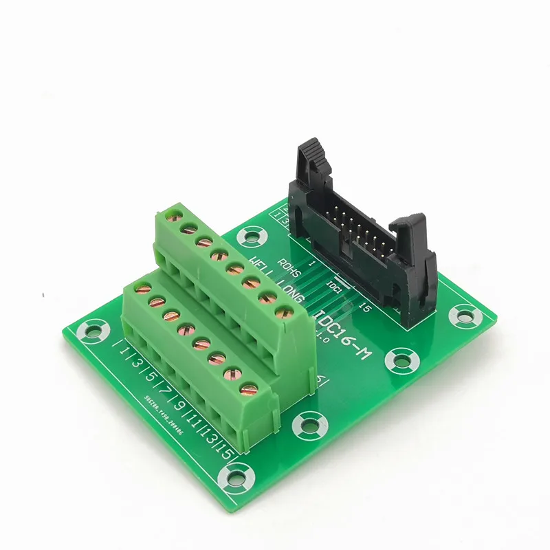 IDC16 2x8 штифтов 0 1 &quotштыревой секционный щит клеммный блок разъем.|terminal block|connector