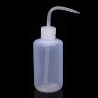 10pcs 250ml wash clean clear white plastic laboratory wash squeeze bottle transparent container bottle experimental supplies