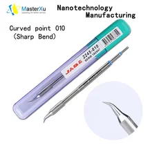 Jabe UD-1200 2248-010 Curved Point Lead Free Solder Iron Tip   Nozzle Mobile Phone Fingerprint Flying Wire Repair Welding Tool