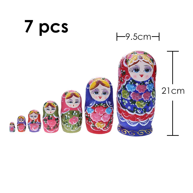 27 стилей, деревянные Matryoshka для мальчиков и девочек, куклы, игрушки, русские Матрешки, лучшие пожелания, подарок на Рождество и год, ручная работа - Цвет: 24