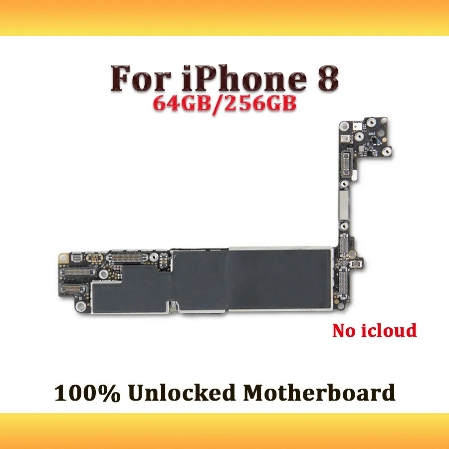 Материнская плата LISFG No icloud для iPhone 8 64 Гб/256 ГБ 100% разблокированная логическая без