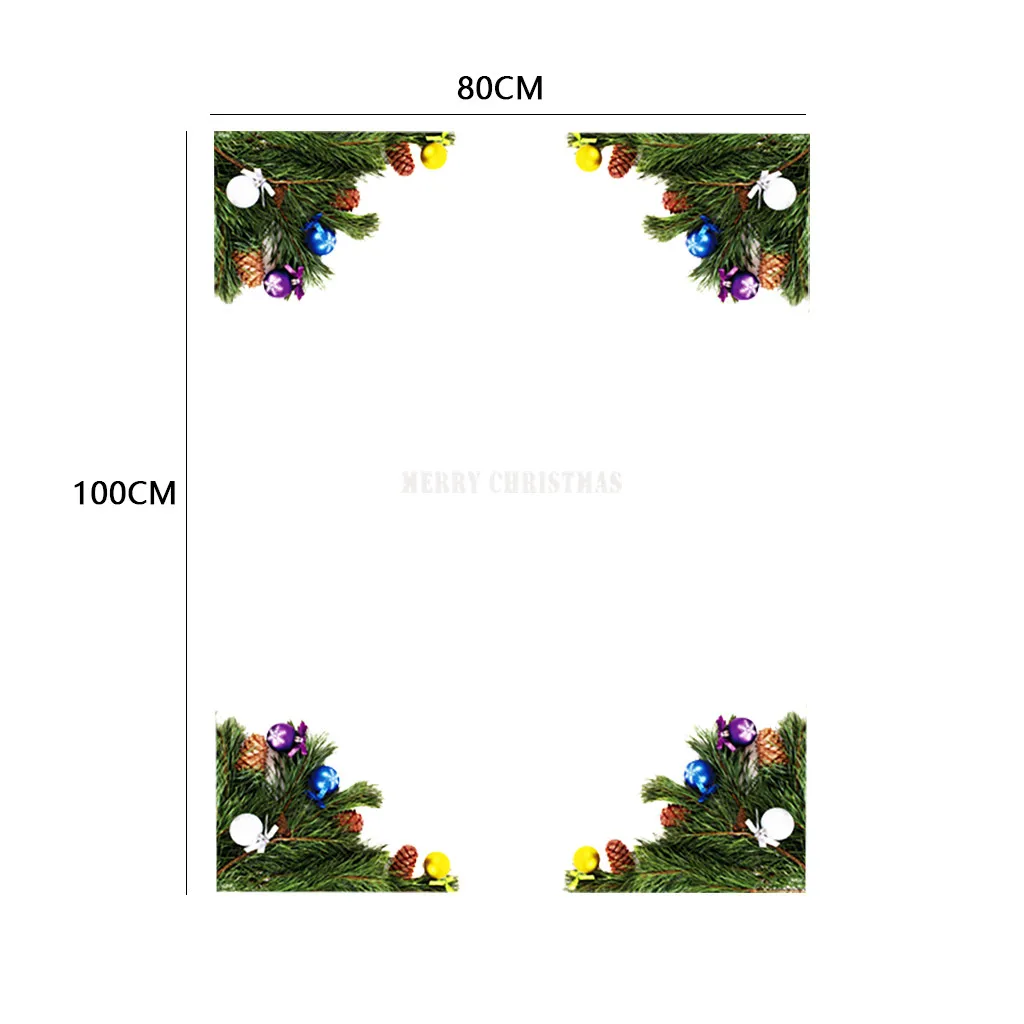 Рождественские наклейки на стену окна домашний магазин Декор сделай сам модные