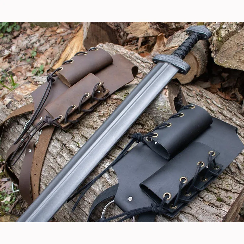 Аксессуар для костюма в средневековом стиле мужчин и женщин кожаный держатель