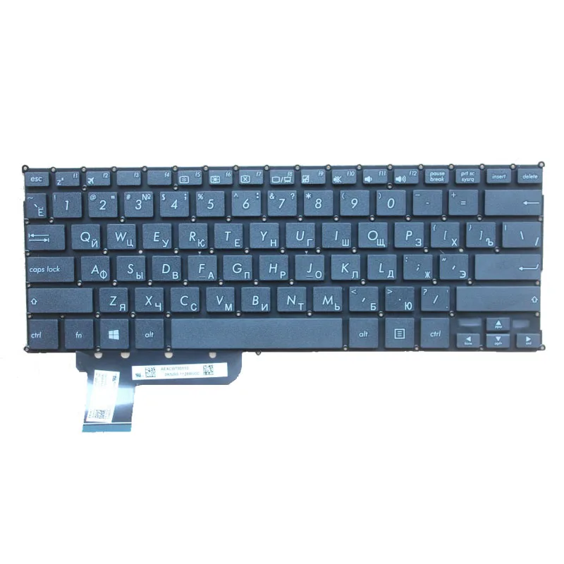 Русская клавиатура для ASUS X201 X201E S200 S200E x202e Q200 Q200E белая/черная RU Клавиатура