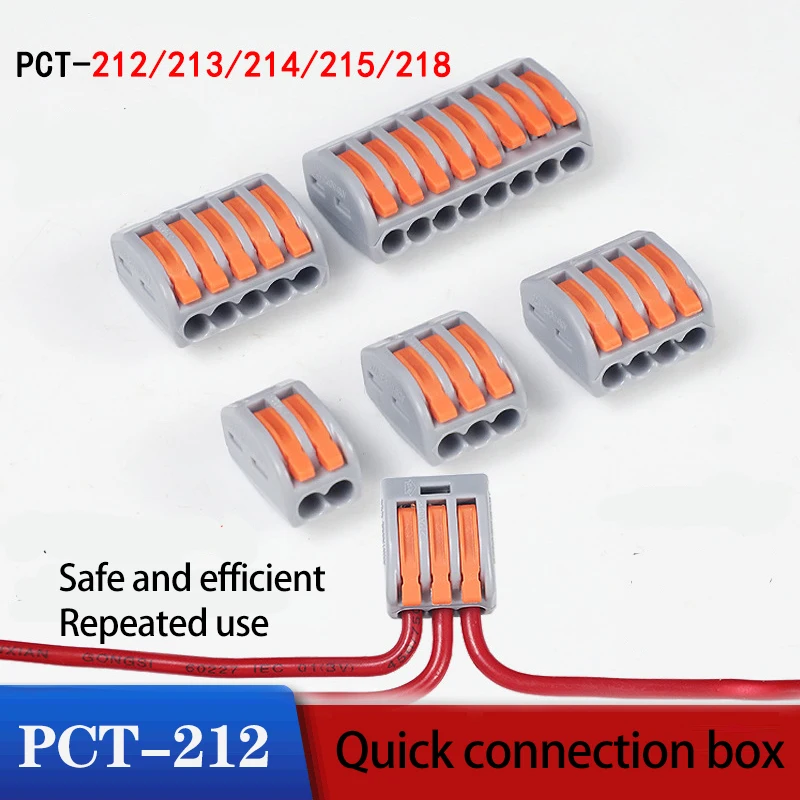 Соединители для кабелей Mini Fast Универсальные Компактные соединители проводников