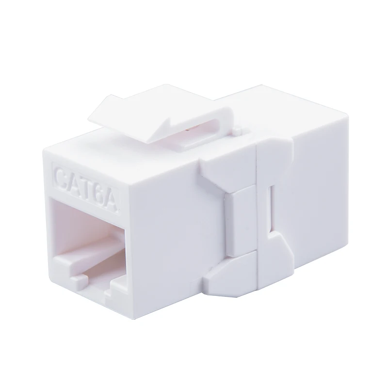 RJ45 Cat5e Cat 6 6A адаптер для трапецеидального искажения женский встроенный