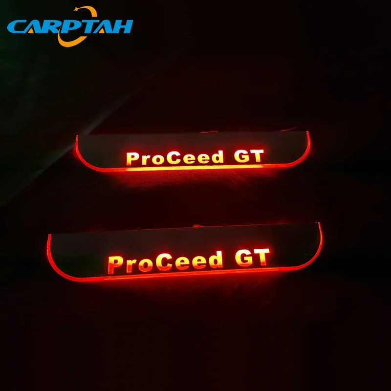 CARPTAH отделкой педаль автомобиля внешние Запчасти светодиодный порога Накладка