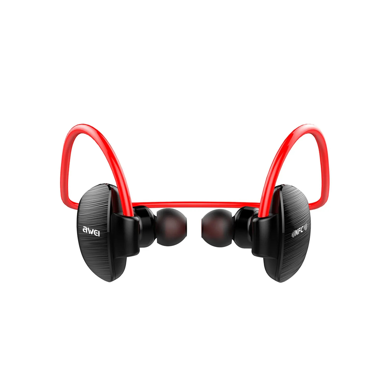 Earphone Magnetic Handsfree Headset Rear-mounted Sports Bluetooth Surround Sound Supports NFC Function Headphones | Электроника