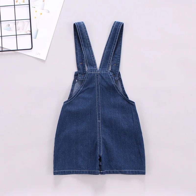 DIIMUU джинсовый комбинезон для мальчиков и девочек летний Повседневный с собаками