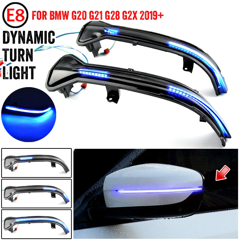 

For BMW G20 G21 G28 G2x 2019 + Dynamic Blinker Car Led Rearview Mirror Turn Signal Light Flowing Turn Signal Lamp Car Indicator