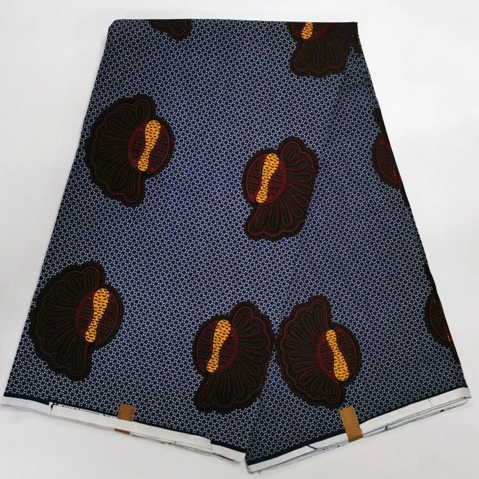 

6 Yards Mitex Wax Print/ African Fabrics Kitenge/Pagnes/Tissues Africain/ Lapa/Chitenge HS-113