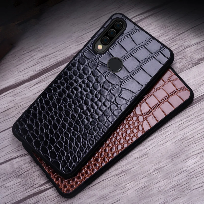 Чехол из воловьей кожи для телефона Huawei Mate 9 10 20 Pro P10 P20 P30 lite чехол Honor 8X задняя