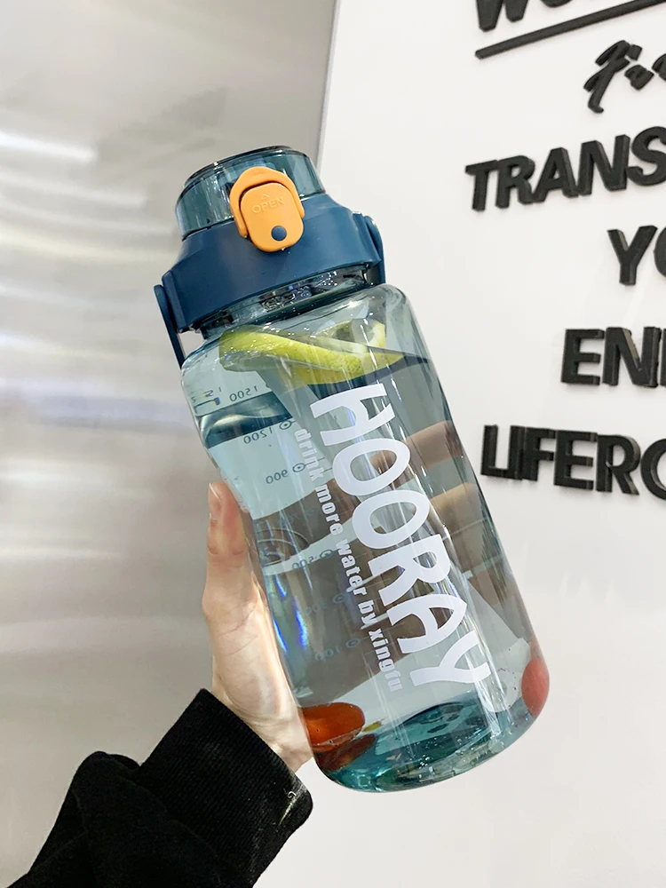 Water Cup Large Capacity 2000ml Giant Pitcher Heat-Resistant Plastic Portable Student |