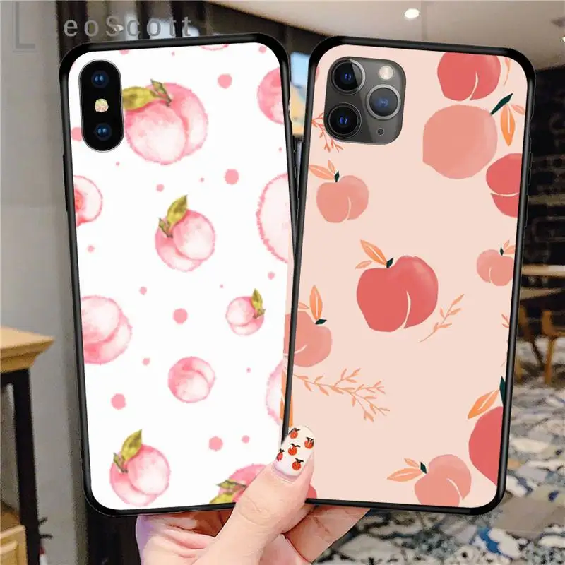 

Peach art aesthetic Luxury cool art aesthetic Luxury Phone Case for iPhone 11 12 pro XS MAX 8 7 6 6S Plus X 5S SE 2020 XR