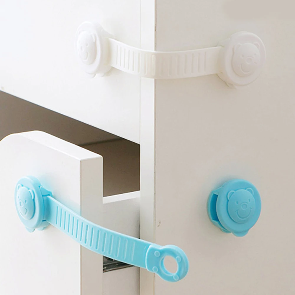 

1Pcs Child Safety Locks for Refrigerators Door Drawer Baby Safe Protection Children Lock Security Blocker Padlock Accessory