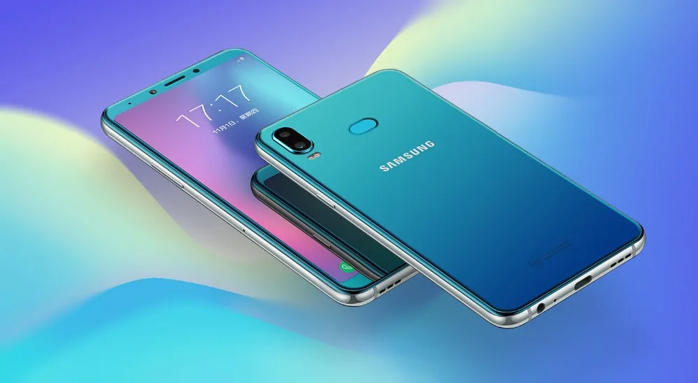 Samsung Galaxy A6s G6200 6 ГБ 64 Гб 6," FHD+ 6 Гб ram 64 Гб rom Восьмиядерный мобильный телефон Snapdragon 660 3300 мАч Android
