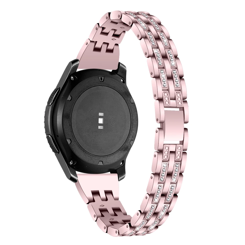 Ремешок со стразами для Samsung Gear Sport S2 S3 Classic Frontier Galaxy Watch 42 мм 46 браслет Huawei Honor Magic GT 2