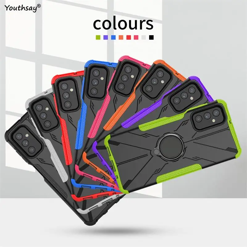 For Samsung Galaxy A13 Case For Samsung Galaxy A13 A12 A72 A52 A32 A52s 5G Cover Fundas Ring Armor Protective Phone Bumper