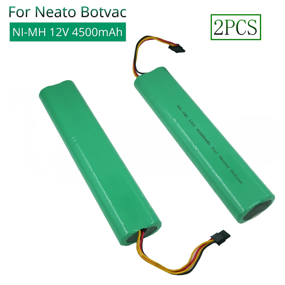 

2PCS 12V 4500mAh Nimh Ni-MH Vacuum Cleaners Rechargeable battery for Neato Botvac D85 70e 75 80 D75 caSino187 EBVB-141 Batteries