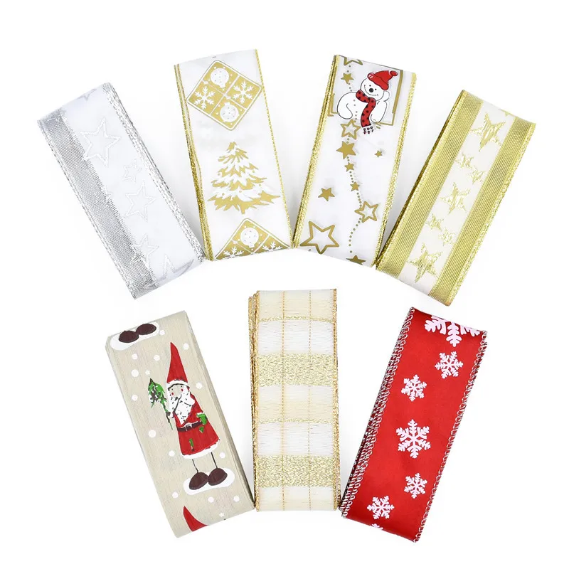 2 ярда елка и снеговик подарок фотолента для упаковки товары рукоделия домашние