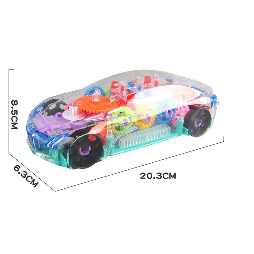 

Electric 360 Rotation Universal Wheel Gear Car with Flashing LED Music Kids Toy