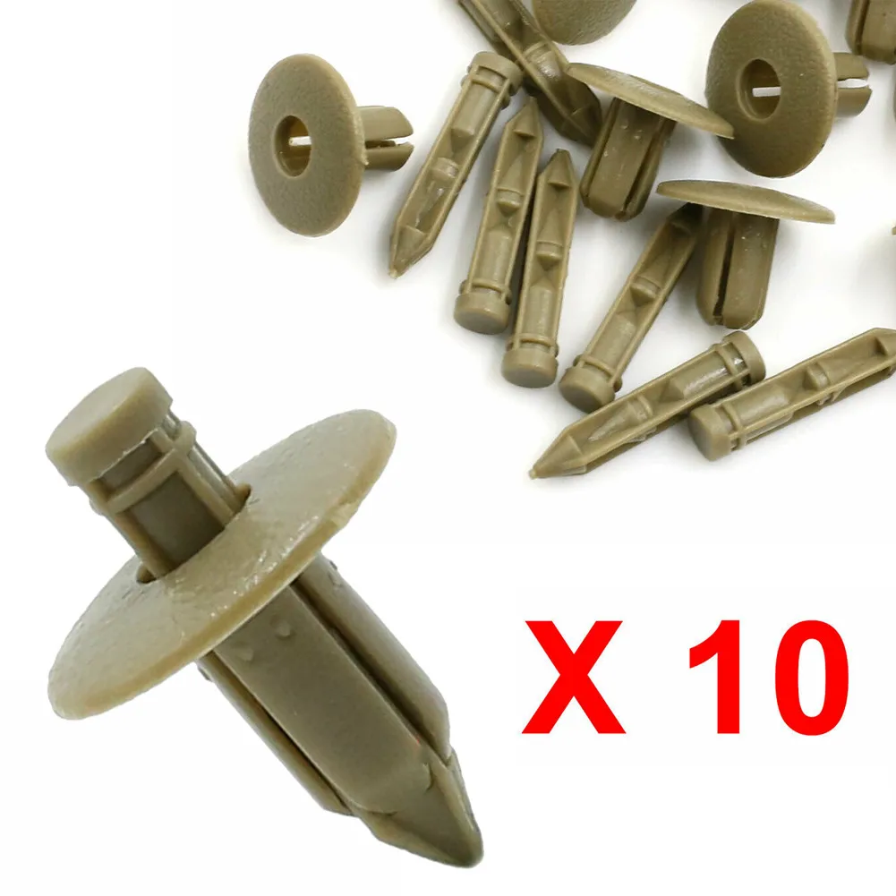 

Accessories​ Car Rivets Bumper Cover Plastic Replacement Retainer 10pcs