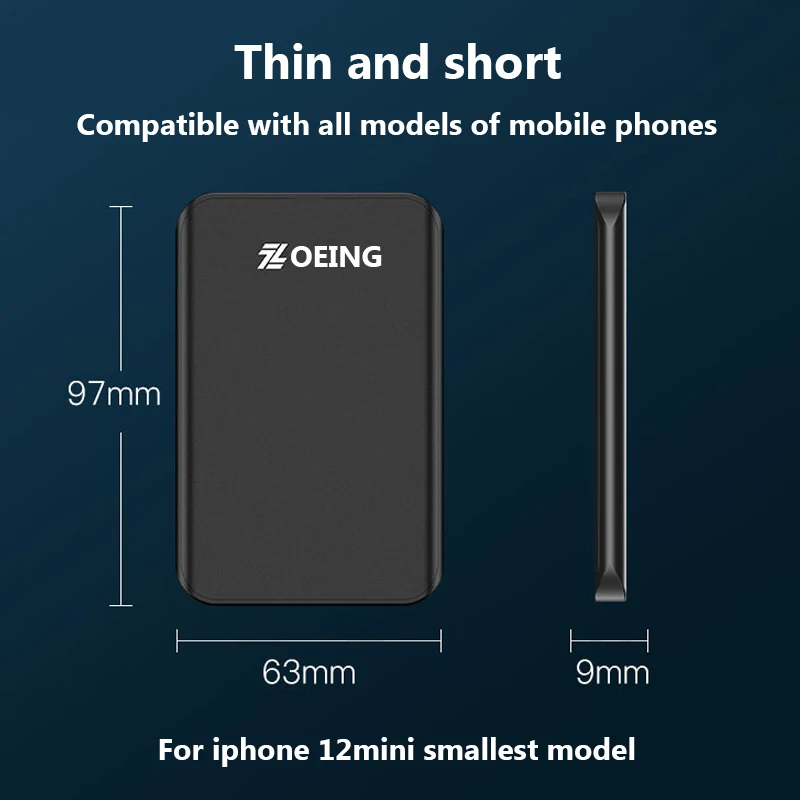 

OEING Ultra-thin Power Bank For xiaomi Samsung 15W Magnetic qi Wireless Charging For iphone 12 magsafe Charger powerbank battery