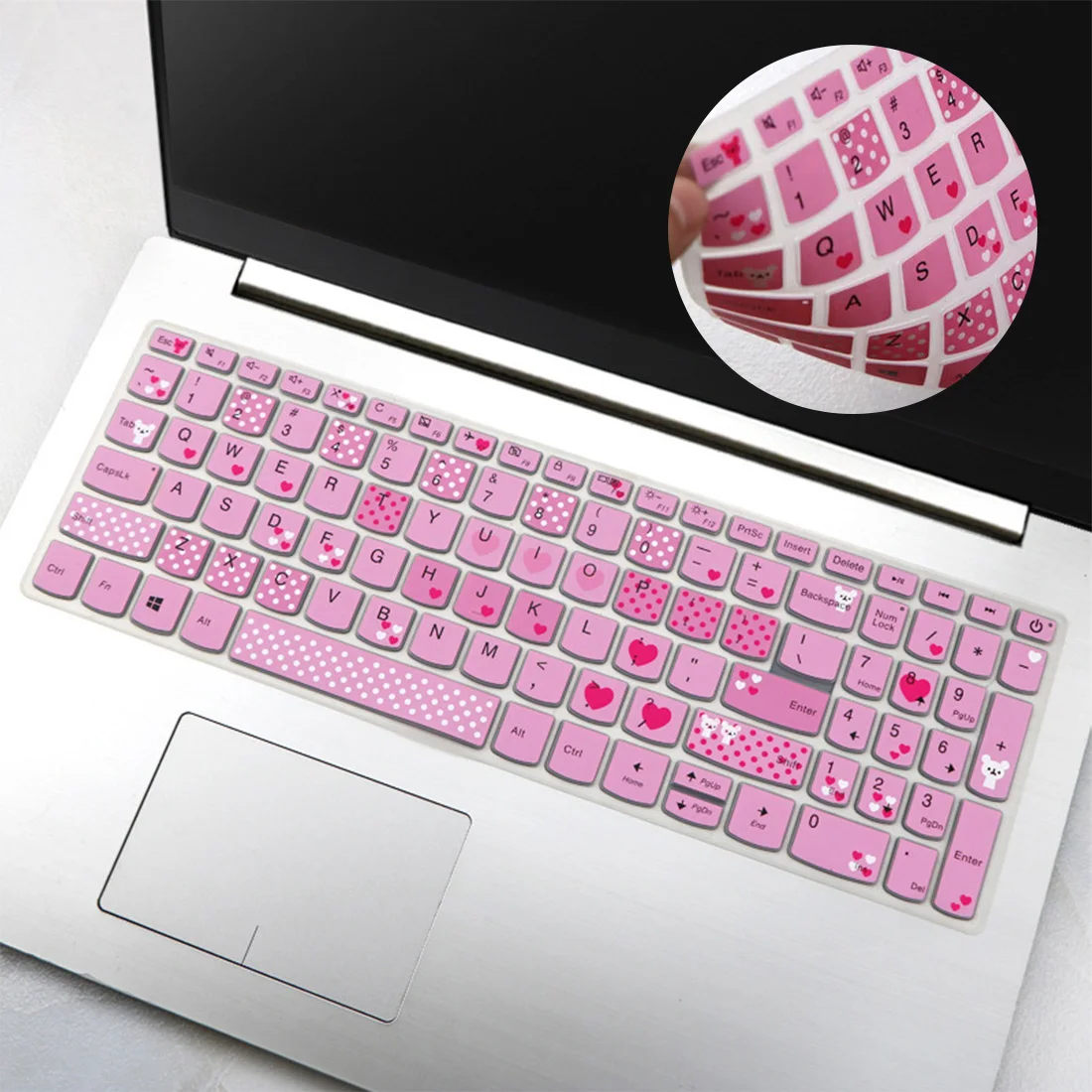 

15,6 дюймовый водонепроницаемый ультратонкий защитный чехол из цветного силикона для клавиатуры ноутбука Lenovo IPad 340C 330C 320