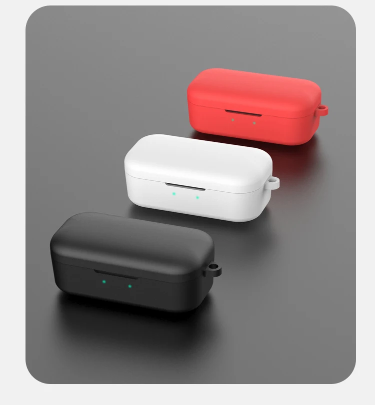

FIFATA Silicone Case Cover Earphone Shell For QCY T5 Wireless Bluetooth Headphone Frame Charging Box Protective Cases For Qcy T5