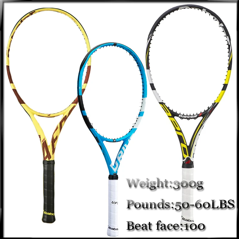 

Профессиональная теннисная ракетка L2 300 г с сумкой, французская Теннисная ракетка с открытой короной, чистый аэродинамический набор ракето...