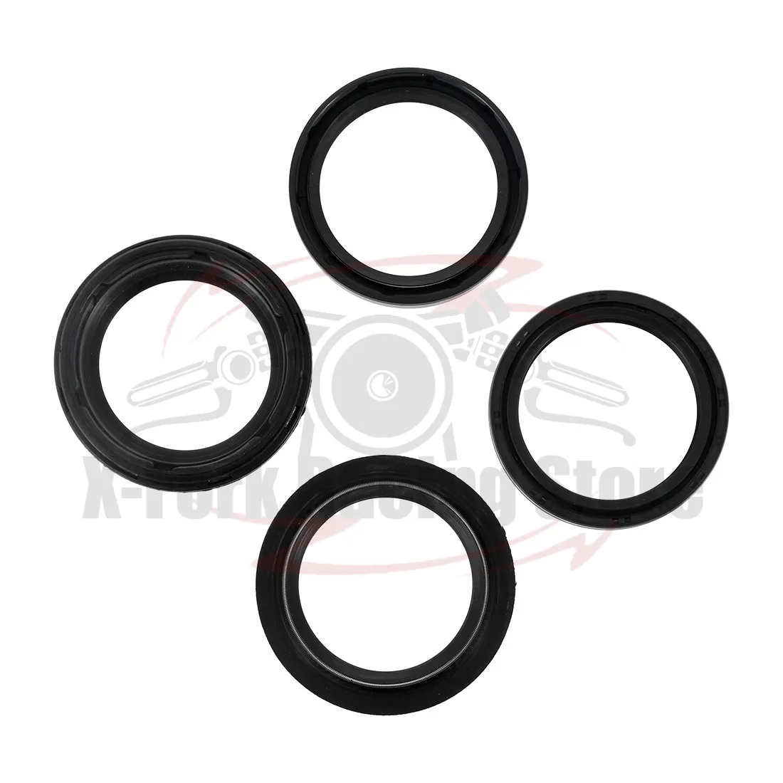 Комплект для мотоциклов 2 масляных уплотнения вилки и пылезащитных Yamaha V-Max 1200