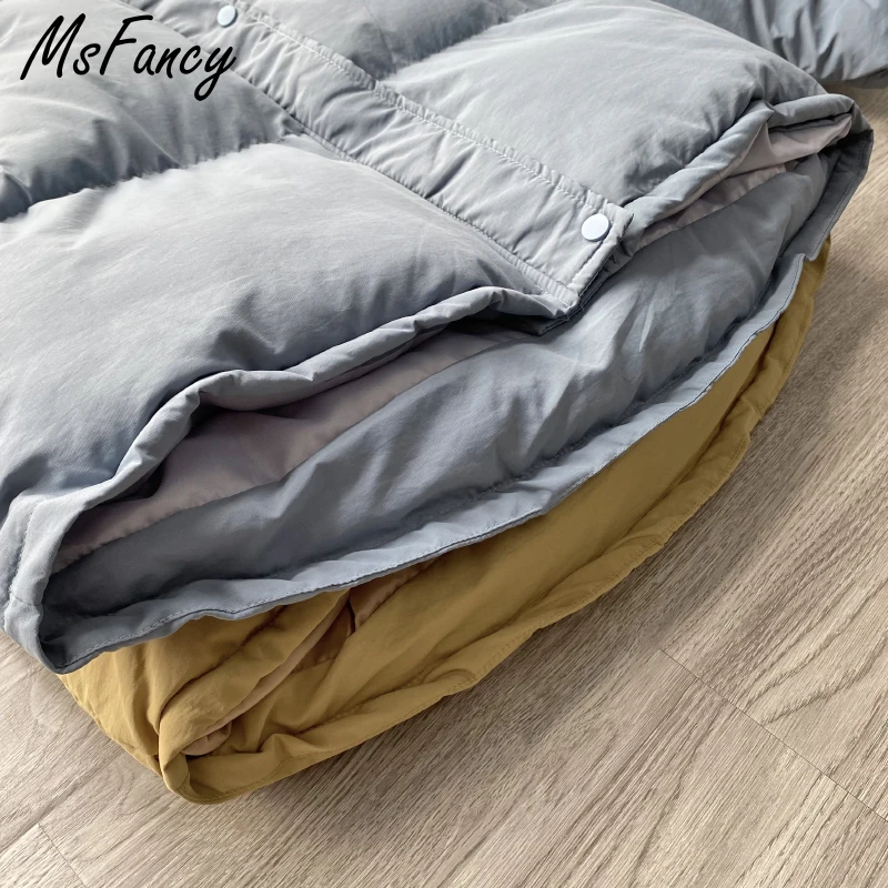 Куртка-пуховик женская зимняя на молнии 2021 | Женская одежда