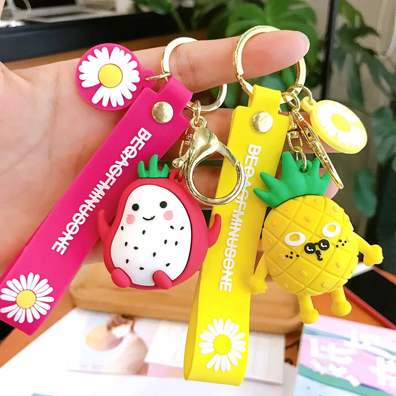 Летний брелок для ключей в виде фрукта с подвеской дракона | Украшения и