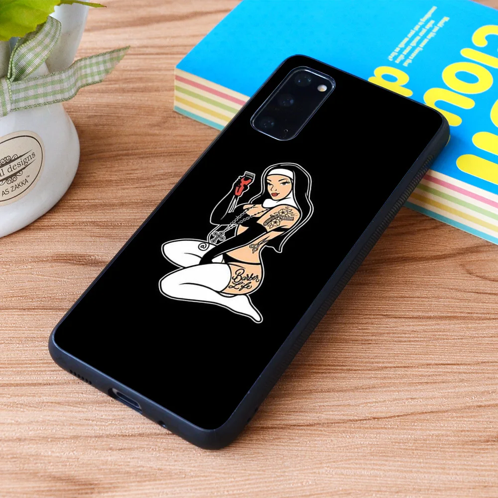 Мягкий чехол из ТПУ с изображением девушки для Samsung Galaxy|Бамперы| |