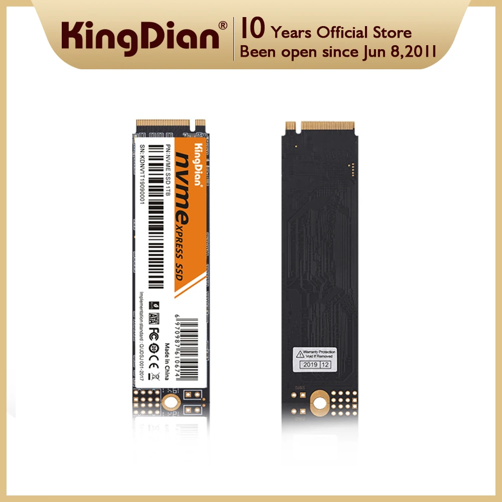 KingDian M.2 SSD 128 ГБ 256 512 1 ТБ NVME PCI e 2280 Внутренние твердотельные накопители|Внутренние